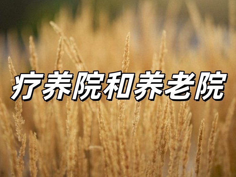 疗养院和养老院，到底该选哪个？区别全解析